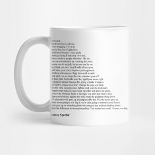 Harvey Specter Quotes Mug